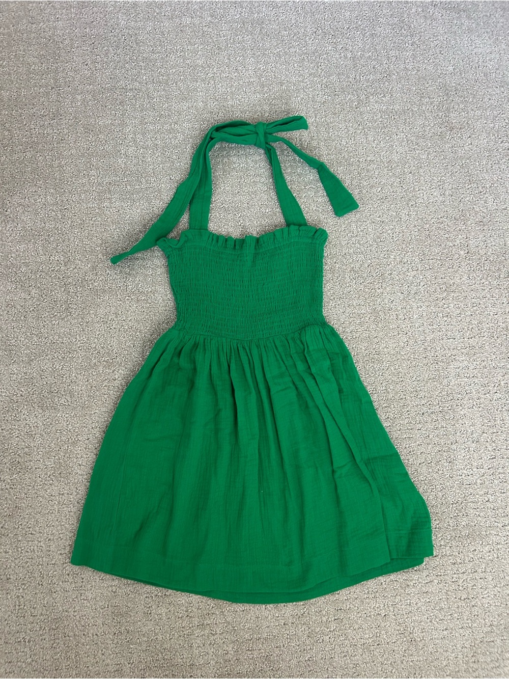 Princess Polly Green Halter Mini Sundress Size 2!